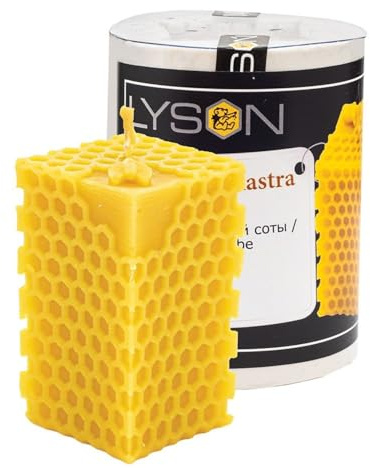 LYSON Kerzengießform Silikonform Wabenwürfel Höhe 7,5 cm Silikon Kerzenform für Sojawachs Bienenwachs Gips Seifer Aromatherapie Kerzenherstellung Bienenwachskerzen Geschenkidee
