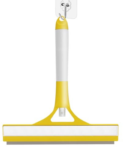 Window Cleaning Spray Wiper - Bathroom Glass Cleaner, Multipurpose Mirror Wiper | Adjustable Nozzle, Anti-Smear , Comfortable Handle, Ideal for Shower Doors