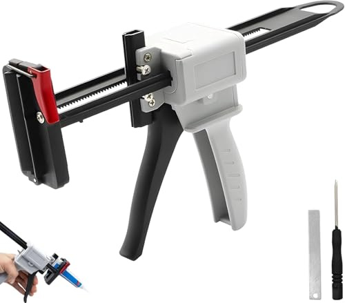 Pistolet à colle pour tube de dentifrice, 704 universel - Extrudeuse manuelle - Distributeur de colle en silicone pour dentifrice, crème, mastic, résine époxy, réparation adhésive