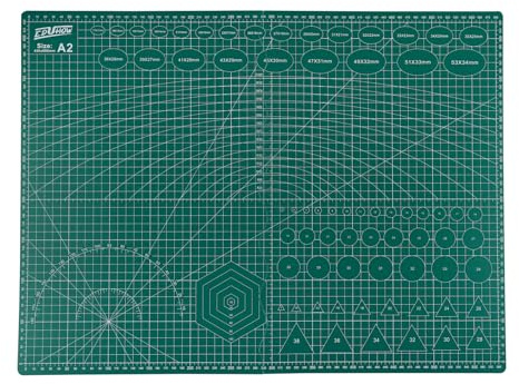 18 Zoll x 24 Zoll selbstheilende Schneidematte A2 (45 x 60 cm), faltbar, ideal für Basteln, Zuschneiden, Nachzeichnen, Nähen, Quilten, Scrapbooking, Kunsthandwerk und Holzbearbeitung