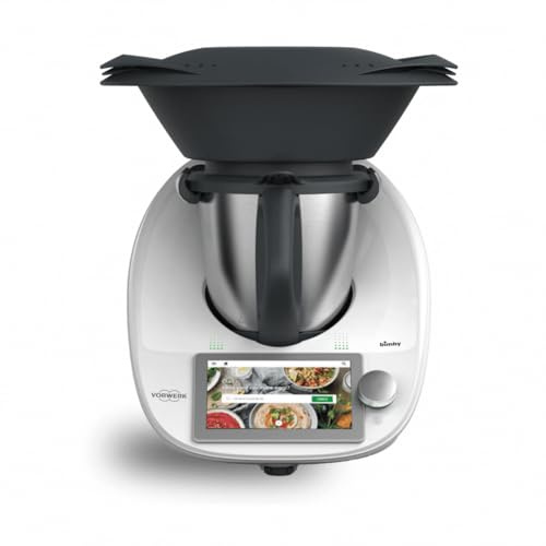 VORWERK BIMBY TM6 ORIGINALE – Robot da Cucina Multifunzione con Display Touch, Cookidoo® Integrato, Varoma e Cottura Guidata – Assistenza e Garanzia incorporate (Rigenerato Come Nuovo)