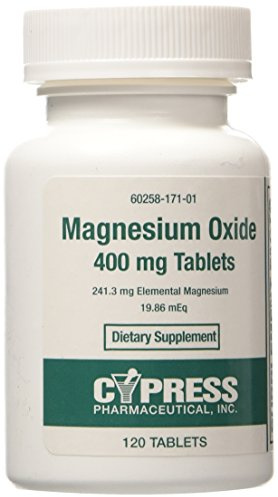 Cypress Magnesium Oxide 400 Mg Tablet 120 Tablets, Pack of 3