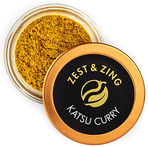 Katsu Curry (Ground), 24g Spice Jar - Premium Curry Spice Blends by ZEST & ZING. Fresher, Convenient, Stackable Spice Jars.