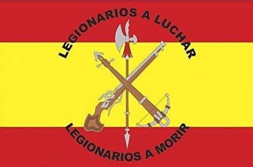TB Flagge Legion Spanien, 150 x 90 cm, 2 Stück
