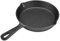 HERCHR Cast Iron Skillet, 16cm, Nonstick, Pre-Seasoned, Vintage, Portable, Even Heating, Black, Suitable for Gas, Induction, Oven, Stove, Grilling, Frying, Roasting, Stewing