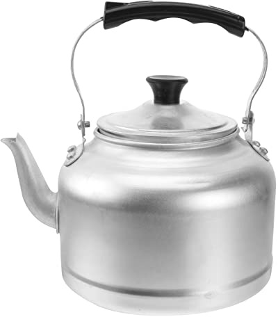 1 Pc Tetera De Aluminio Antigua Eléctrico Estufa Teteras Té Portátil De Suelta Hervida Calentador De Agua Pava Silbido Haz Te Hervido Hojas Sueltas