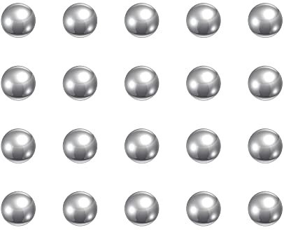 sourcing map 50pcs 5mm 440C Stainless Steel Bearing Balls G25 Precision