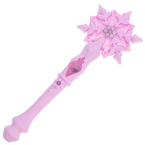 TOYANDONA Light up Snowflake for Kids Glow Stick Princess Party Wand with Led for Birthday Halloween Cosplay Dress-up Accessories