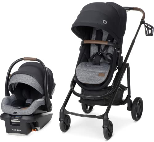 Maxi-Cosi Tayla™ Max Travel System, Baby Stroller and Car Seat Combo, Car Seat Stroller Combo, Onyx Wonder