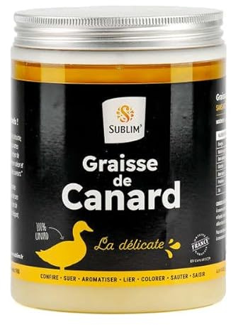Graisse de canard Sublim' - La délicate - 2 pots de 850g