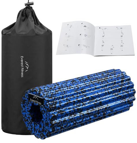 Everest Fitness Flower-Shaped Fascia Roller - Deep Tissue Massage Travel Foam Rollers for Muscles - Ideal for Back, Shoulders, Neck, Thighs, Calves - Use for Pilates or Exercise