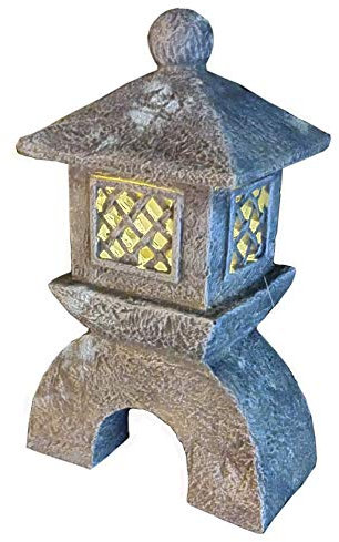 DXZXDJIU Pagoda Garden Statue,Japanese Garden Ornaments, Zen Pagoda Statue Outdoor Garden Ornaments, Old Stone Ornaments Stupa Garden Lantern Patio Yard Crafts Collectibles Sculptures
