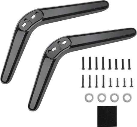 Universal TV Ständer für TCL, TV-Sockelfüße mit Schraubenset TV Standfuss Hochwertiger ABS TV-Ständerhalterung, Kompatibel mit TCL 27 bis 55 Fernsehern