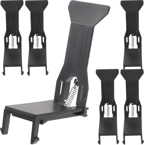 Operitacx Lot de 6 pinces à monnaie pour caisse enregistreuse - Organisateurs de clips d'insertion pour plateau à monnaie Design pratique et portable Fournitures petites entreprises