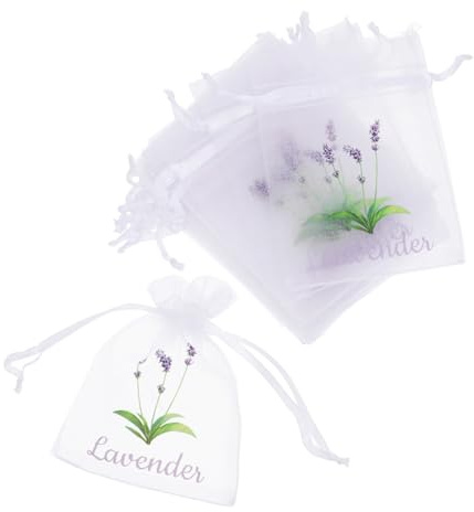 Hemobllo 50pcs Empty Sachet Bags Small Drawstring Mesh Pouches for Closet Storage Dried Flowers and Spices Light Fabric Bags for Freshening