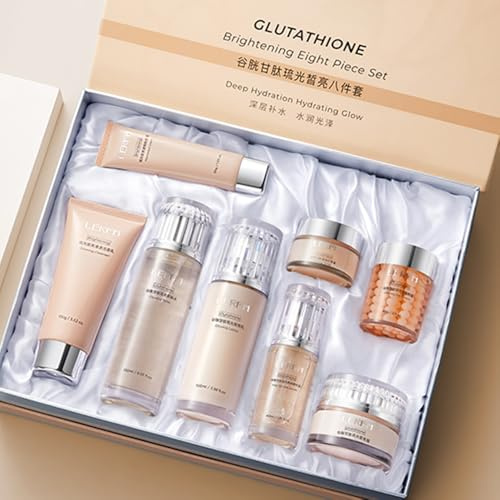 Anti-Aging 8-Piece Skincare Set,Korean Skincare Set,Suitable for All Skin Types - Hydrating, Anti-Aging,Moisturizing,Pamper Gifts for Women