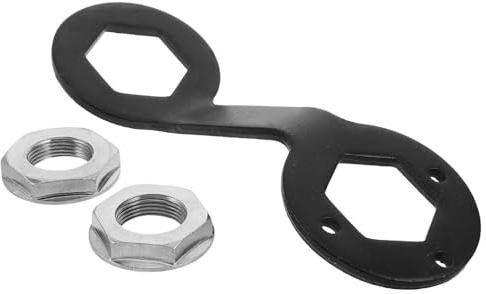 Hemobllo Clé à Molette Double 36/38mm en Métal Noir pour Réparation de Machine à Laver, Outil Antidérapant pour Démontage D'embrayage par Professionnels et Bricoleurs