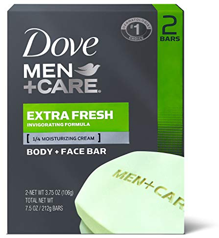 Dove Men Plus Care Extra Fresh Body and Face Bath Bar - 2 ea by Dove