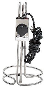 Immersion Heater w/Thermostatic Controller, 1000 watts, 7 Dia, 115 VAC