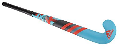 Adidas - Bastone da hockey LX24 Compo 5 in carbonio, Uomo donna, Red/Black/Aqua, 89 cm