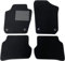 Alfombrillas para Seat Ibiza 6J 2008-2017 Round Fix A Medida, Antideslizantes, talonera de Goma Reforzada, Botones de fijación
