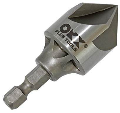 ORXPLUS Tools ORXPLUS Tools 5 Flute Metal Deburring Chamfer Drill Bit for Cleaning Pipe/Tube Burr, 87 Degree Quick Release Shank Fits for1/4'' Hex Shank Fit 3/16-15/16(4mm-23mm)