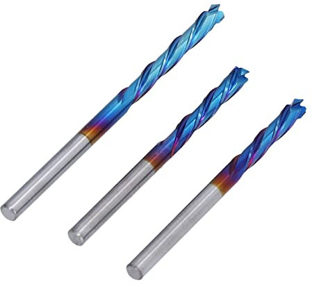 Shanrya Fresa, Alta Resistenza all'Usura a Lunga Durata Efficiente rimozione dei trucioli Fresa a Candela per Acrilico per Legno per Marmo