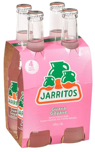 Jarritos Boisson gazeuse Goyave 370 ml x 4 bouteilles