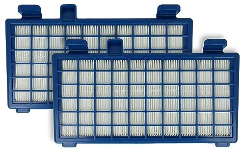vhbw 2x Filtre compatible avec Rowenta X-Trem Power Cyclonic RO6245ea/410, RO6245pa/410, RO6252 aspirateur - Filtre HEPA contre les allergies