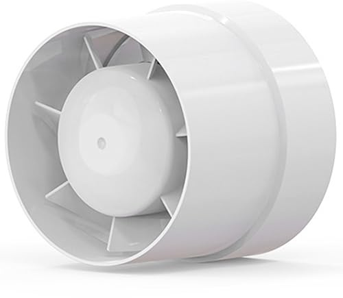 ANBOO Ventilador de tubo de 100 mm, silencioso, para casa, cocina, inodoro (100)