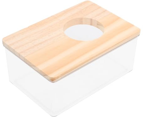 Sosoport Transparente Acryl Sandbad Box Für Hamster Mit Glatten Kanten Vielseitig Als Sandbad Und Toilette Nutzbar Leicht Zu Reinigen Platzsparend Für Heim Zoohandel