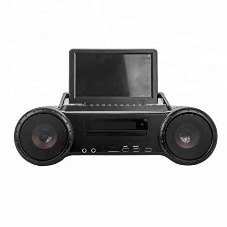 Bärbar DVD-spelare, Bärbar DVD-spelare med analog TV FM USB TF-kortplats 9 tum hem-DVD,för hem, bil