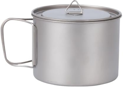 Ustensiles De Cuisine De Camping Pots De Pique-Nique en Plein Air, Ustensiles De Cuisine, Tasses, Poignées Pliantes, Portables, Nouilles Instantanées De Voyage, Pot Unique pour Camping Randonnée