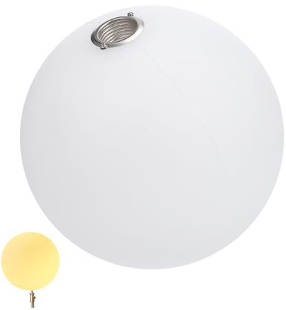 Housoutil Abat-jour Globe Blanc en Acrylique, Douille G9, Remplacement D’abat-jour pour Plafond, Facile à Installer pour Salon