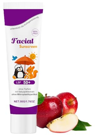 LSF50 Baby Sun Cream - Holiday Essentials For Kids - Kids Sunscreen for Sensitive Skin - Water-Resistant Suncream Factor 50 K-ids - Natural K-ids Sun Cream for Daily Use - Baby Travel Essentials 50G