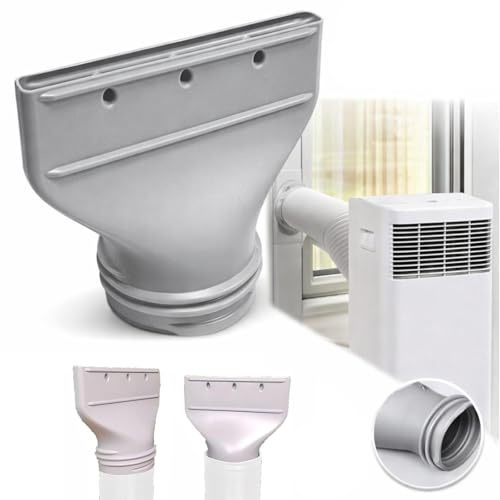 Adaptateur plat pour tuyau d’évacuation de climatiseur fenêtre, 130/150 mm, raccord pour climatiseur mobile, sèche-linge et climatisation auto (A)