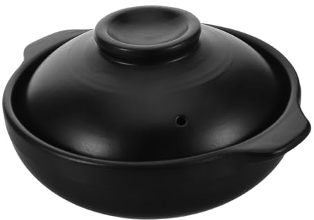 CIYODO Pentola Resistenti Al Calore con Casseruola Argilla per Zuppe e Noodles per Cucina e Uso Design e Durevole