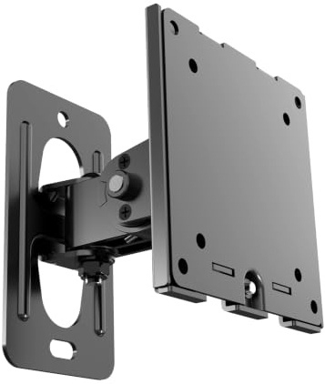 Monitor Wandhalterung für 17-49 Zoll Bildschirm bis 20 kg | Voll Verstellbar Monitor Hatlerung Wand mit VESA-Schnellwechselplatte,VESA 75x75MM/100x100MM