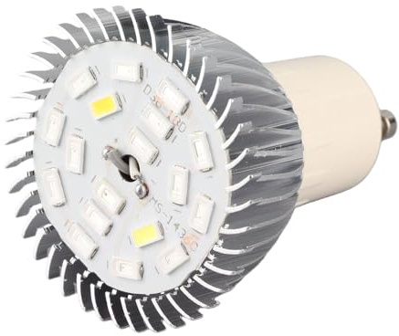 TOPINCN 18W Full Spectrum LED Wachsen Glühbirnen -Pflanzenlicht mit 18 LEDs für Innenpflanzen Hydroponische Gewächshaus Succulents Gemüse Blume (GU10)