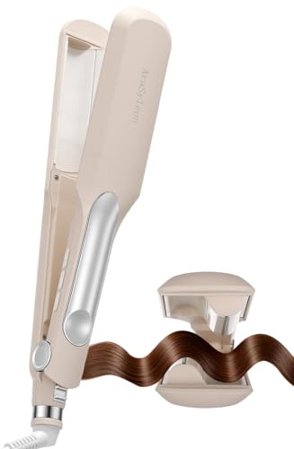 AraSyleon Piastra per Onde da Spiaggia Naturali 22mm | Riscaldamento Rapido PTC, 8 Livelli Temperatura (140–210°C), Ferro a Onde Sicuro con Spegnimento Automatico 60 Min