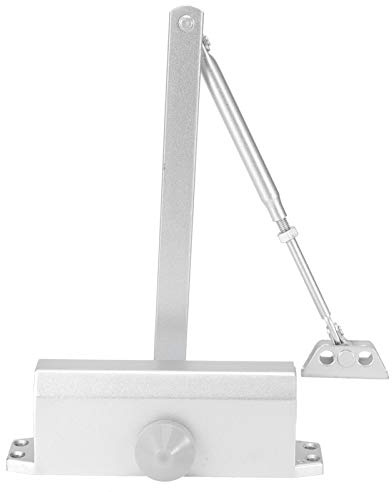 OEBUAFI Cierrapuertas de Posicionamiento con Brazo Telescópico y Operación Hidráulica para un ángulo de Apertura de 180 Grados, Adecuado para Interiores/exteriores, Puertas de Metal/madera, Material