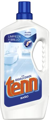 Tenn - Limpiador Multiusos para Baño con Efecto Antical: Limpieza Profunda y Brillo Duradero para Todas las Superficies - Fragancia Fresca, 1,3 Litros