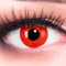 Farbige Kontaktlinsen Jahreslinsen Meralens 1 Paar rote teufel Crazy Fun red devil .Topqualität zu Fasching Karneval Fastnacht Halloween mit Kontaktlinsenbehälter ohne Stärke