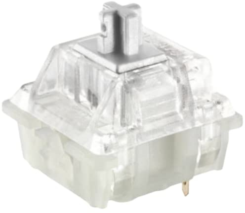 Packung mit Cherry MX Tastenschaltern für Mechanische Tastaturen | Plate Mounted Switches | MX1A51NA (Cherry RGB Speed Silver, 90 Stück)