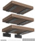 Housolution 6 Pz Staffe per Mensole Pesanti, 8 Pollici Reggimensole da Muro a L, (5 mm di Spessore) Staffa per Mensole in Metallo, Reggi Mensola da Muro per Studio, Cucina, Ufficio, Camera, Nero