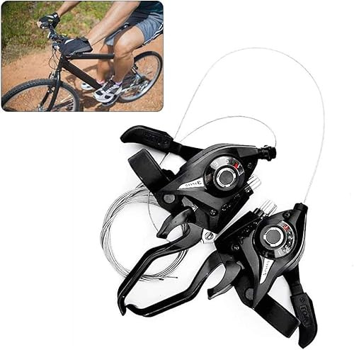 Shibeiparts V-Brake ST-EF51 Set 3x7 Speed Shifter Brake Lever Combo MTB Bicycle Bike 21 Speed Brake/Shift Lever W/Brake Cable
