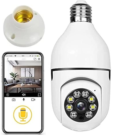 Telecamere Sicurezza Wireless Per Esterni 360 Gradi, Telecamera Wifi, Telecamere Wireless 1080p, Sicurezza Domestica, Sistema Telecamere Sicurezza Interni, Rilevamento Movimento, Audio Bidirezionale