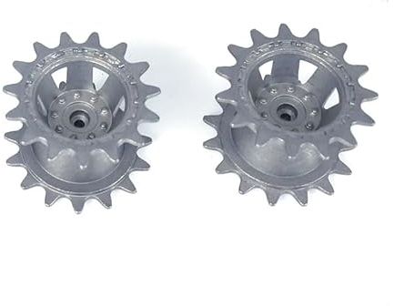 wheelfun Heng Lange Metall-Kettenräder 1 Paar für 1/16 RC Panzer IDF Merkava MK IV 3958 RC Panzerzubehör