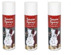 M7 Packaging Schneespray, Weiß, 150 ml, ideal für Weihnachtsbäume und Kränze (3)