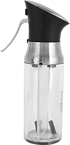 Dispensador De Pulverizador De Aceite, Vinagre Doble, Pulverizador A Presión, Botellas De Aceite De Doble Cabeza Para Freidora De Aire, Cocina, Ensalada, Hornear, Barbacoa